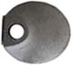 top jaw, wax cast steel, with .25" hole